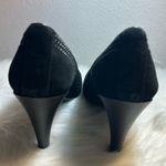 Ecco  Danish Design Womens Black Suede Heels Size EU40/9.5US Photo 2