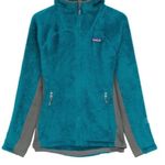 Patagonia Hi Loft R3 Regulator Polartec Hoody Sweater Jacket Womens XS Teal Photo 2
