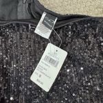 Caution to the Wind Black Sequin One-Shoulder Dress Photo 2