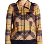 Jolt Plaid Tartan Trucker Wool Blend Jacket S Photo 0