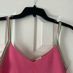 Old Navy Brand Pink Active Ribbed Patterned Tank Top Sz XL Photo 1