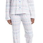 P.J. Salvage ππ Long Sleeve Top & Pants 2-Piece Pajama Set Fair Isle Print L NWT Photo 0