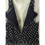 Lauren Ralph Lauren Navy & White Polka Dot V Photo 6