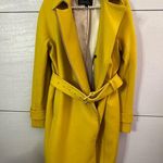 J.Crew  Chartreuse Yellow Melton Wool Coat Size 6 Photo 4