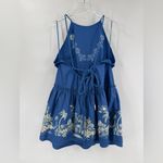 Free People 
Women's Blue Deserted Island Mini Dress size large NWT Photo 4