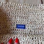 Hat Attack Tan and Black Woven Tote Photo 1