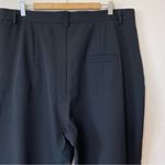 Djerf Avenue  Favorite Tailored High Waisted Straight Leg Pants Black Sz XXL Photo 12