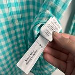 J.Crew  Women's Shirt Size 14 Boy Fit Button Down Oxford Blue White Gingham Photo 4