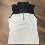 IZOD Women's White Quarter Zip Sleeveless Golf Tennis Top Size Medium NWOT Photo 10