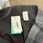 AQUA Vintage USA  Plaid Skirt Academia Punk Goth Pin Up Retro Black Gray Mini M Photo 3