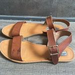 Steve Madden Brown Leather Sandals Photo 2