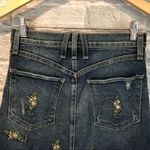 McGuire Denim McGuire 24” Izabel Floral Embroidered Denim Skirt Photo 7