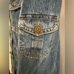 Art and Soul Fall cinch waist denim blue jean jacket 100% cotton Size Small Photo 4