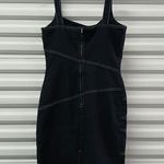 Boom Boom Jeans  Denim Dress Womens Large Blue Sleeveless Dark Wash Casual Fitted Photo 1