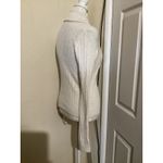 Abercrombie & Fitch Abercrombie Fitch Womens Ribbed Turtleneck Sweater Cream XS Cozy Warm Photo 2