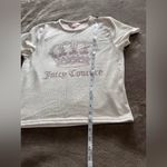 Juicy Couture  Sparkle Gem Short Sleeve Ribbed Y2K Baby Tee Women’s Sz L EUC Photo 7