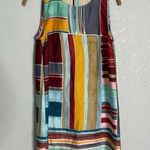 Loft  Abstract Geometric Colorful Sleeveless Dress XS Photo 4