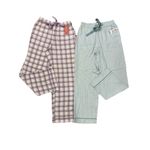 Macy's State of Day Women’s Pajama Pants Bundle Sz XS Plaid Lavender & Mint Stripe NWT Photo 1