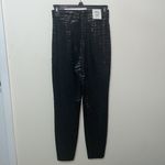 ZARA  Zebra Striped Leather Hi-Rise Leggings Photo 10