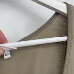 Lascana Sleeveless Mini Tank Dress Boho Size US 8 Khaki Tan Scoop Neck Photo 5