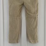 Sundance  Organia Linen Cotton Crochet Lace Roll Tab Pants Sand Size 12 Photo 9