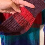 Norma Della Vintage 70’s Legge Italian color block mohair sweater, size medium Photo 2