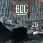 Urban Outfitters BDG Mom Corduroy Pants Womens 26 Navy Blue Dark Academia Retro Photo 4