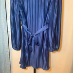 En Saison‎ Lisa Pleated Dress Navy Blue Size Small Photo 3
