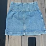 Free People Mini Denim Skirt Photo 4