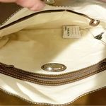 FRANCESCO BIASIA Le Freak Cest Chic Purple Leather Brown Trim Bag NEW Photo 2