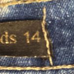 Denim Trends Size 14 Inseam: 27 inches Straight Blue Photo 10