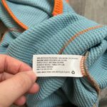 Wild Fable Orange/Blue Ringer Waffle Knit Short Sleeve TShirt Size Small Photo 3