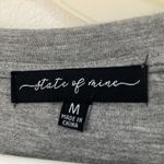 State of Mine FINAL MARKDOWN  Gray Santa Christmas pullover medium Photo 2