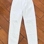 ZARA White Mom Fit Jeans High rise size 4 Photo 0