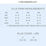 Bleu Rod Beattie Plus Size Gypset Chiffon Caftan Swim Cover Up Black Size 1X NWT Photo 7