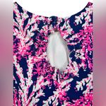 Lilly Pulitzer Fiesta Dress Nauti Navy Beyond the Sea Coral Print Photo 8