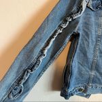 Sunset&Spring Sunset+Spring 100% Cotton Ruffled Denim Jacket Photo 9