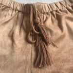 Cotton Candy LA Cotton Candy Tan Suede Tassel Shorts Photo 4