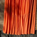 STAUD Benedetta Maxi Dress Nectarine Small Orange Photo 10