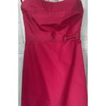 J.Crew NWT Pink 100% Silk Bow Dress Sz 10 Tall New Sleeveless Photo 1