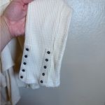 Free People  Oh My Babydoll Thermal waffle knit top Photo 2