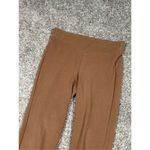 J. McLaughlin  Pull On Tan Brown Ribbed Knit Skinny Pants Elastic Cuffs Cotton M Photo 10