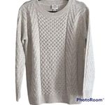 st. john's bay ST JOHN’S BAY medium women’s pullover sweater oatmeal heather long sleeve new Photo 7