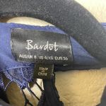 Bardot  Floral Lace Halter Navy Blue Pencil Sheath Dress Cocktail Formal Size 4 Photo 9