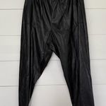 Gap  Women’s XXL Black Faux Leather Pull on Pants Photo 0