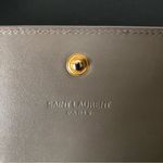 Saint Laurent  Essentials Minimalist Grey YSL Wallet Photo 9