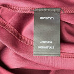 Lulus NWT  Marena Burgundy Short Sleeve Mini Dress Faux‎ Wrap Front, Size XS Photo 12