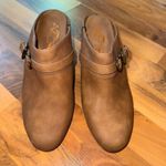 A2 by Aerosoles Women Brown Heeled Mule Clog with Buckle Detail Size 9 NWOT fall Photo 2