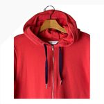 Peloton Jacket Women XL Red Full Zip Hoodie Sweatshirt Logo Graphic Athletic Photo 3