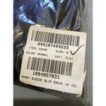 J.Crew NWOT Short Sleeve Slip Mini Dress Textured Satin Black Sz 8 Photo 8